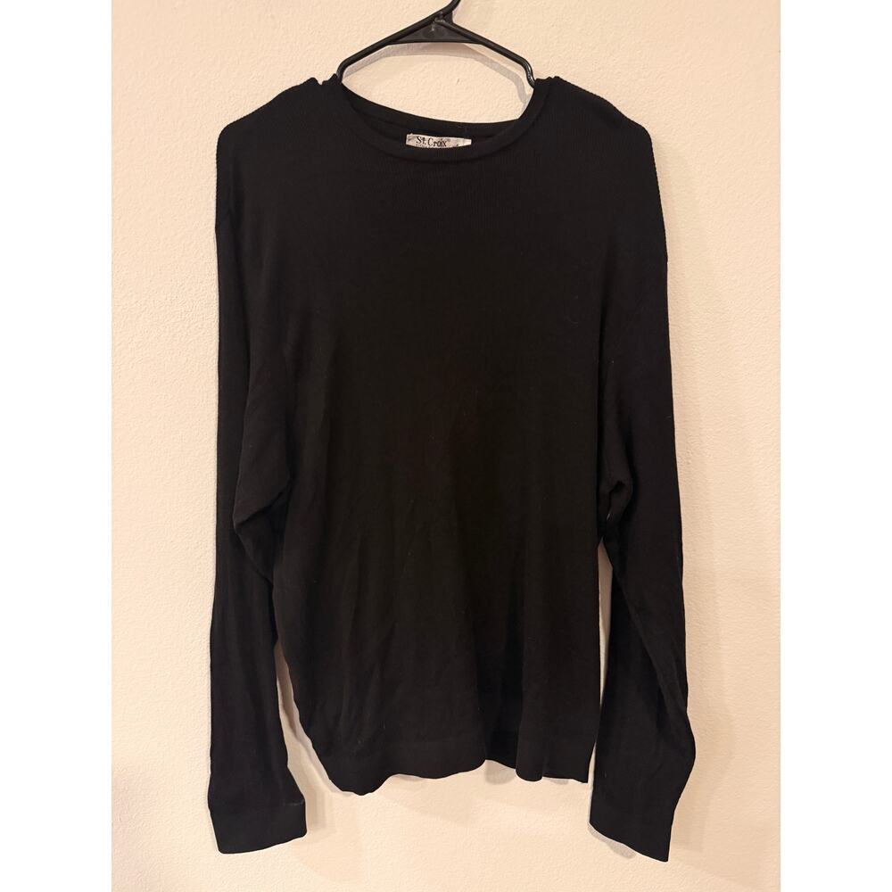 Vintage St. Croix Fine-Gauge Wool Crewneck Sweater XL